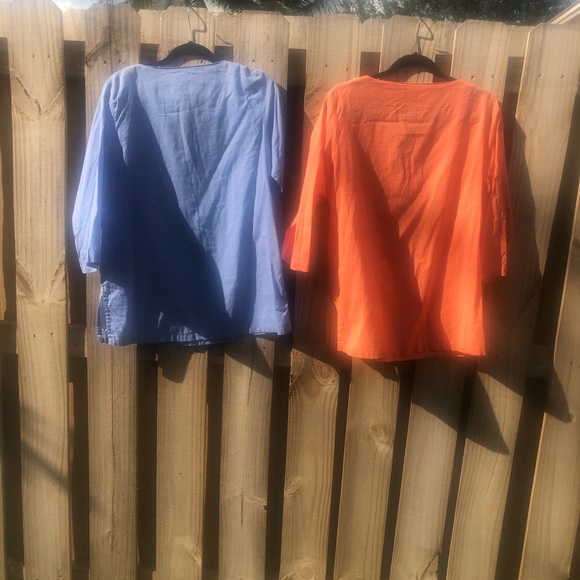 Set of two cotton tunics by Hanna G - Picture 6 of 8